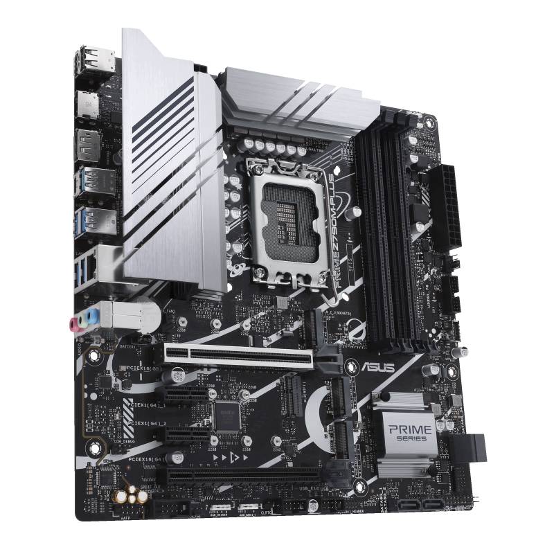 Asus PRIME Z790M-PLUS Mainboard Sockel (PC) Intel® LGA 1700 Formfaktor (Details) Micro-ATX Mainboard-Chipsatz Intel® Z790