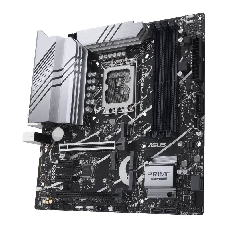 Asus PRIME Z790M-PLUS Mainboard Sockel (PC) Intel® LGA 1700 Formfaktor (Details) Micro-ATX Mainboard-Chipsatz Intel® Z790