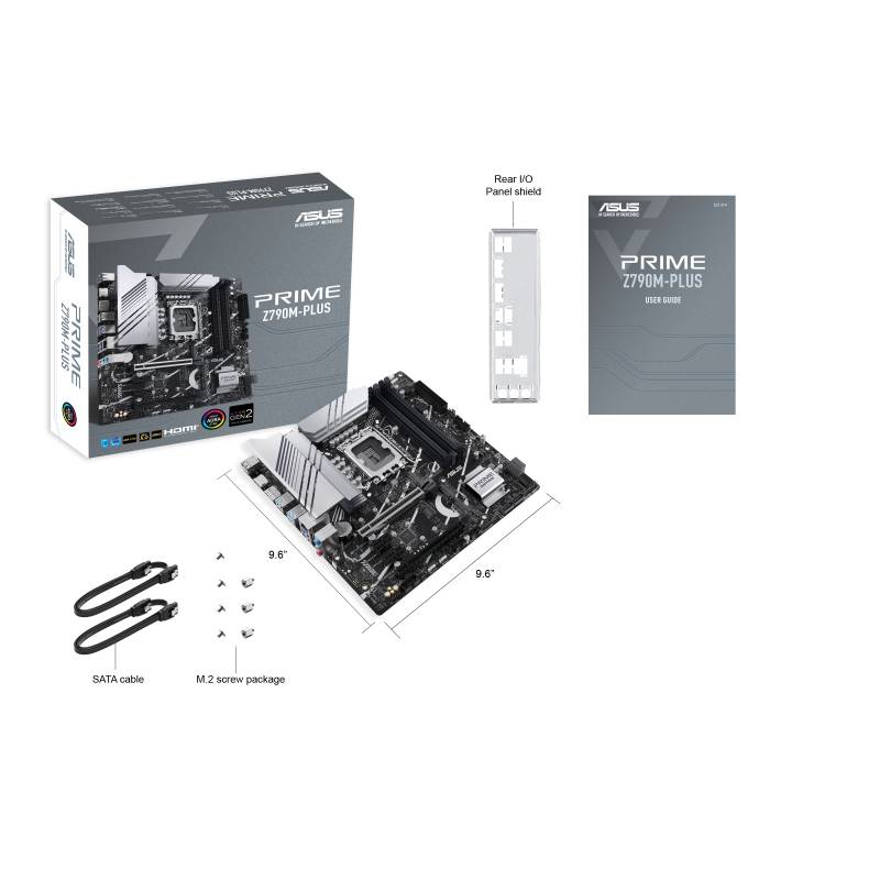 Asus PRIME Z790M-PLUS Mainboard Sockel (PC) Intel® LGA 1700 Formfaktor (Details) Micro-ATX Mainboard-Chipsatz Intel® Z790