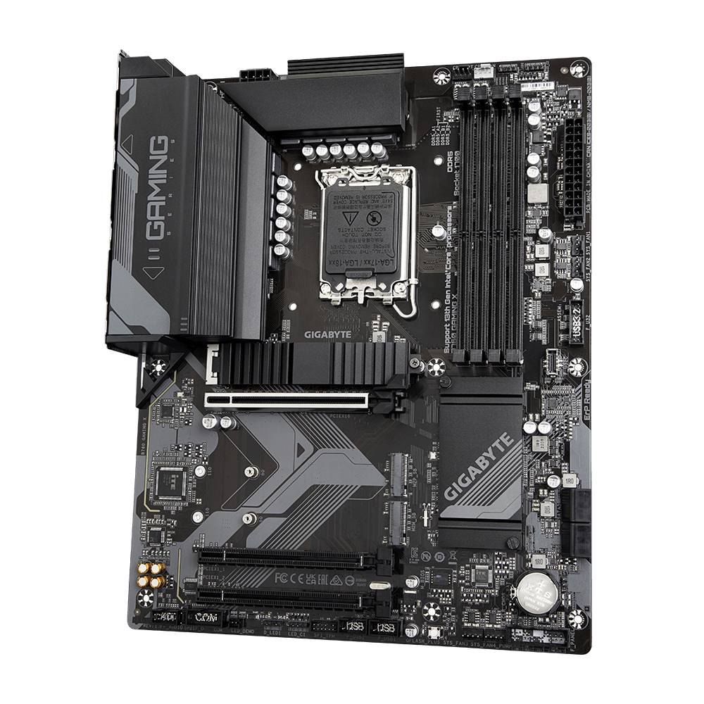 Gigabyte B760 GAMING X Mainboard Sockel (PC) Intel® LGA 1700 Formfaktor (Details) ATX Mainboard-Chipsatz Intel® B760 Express