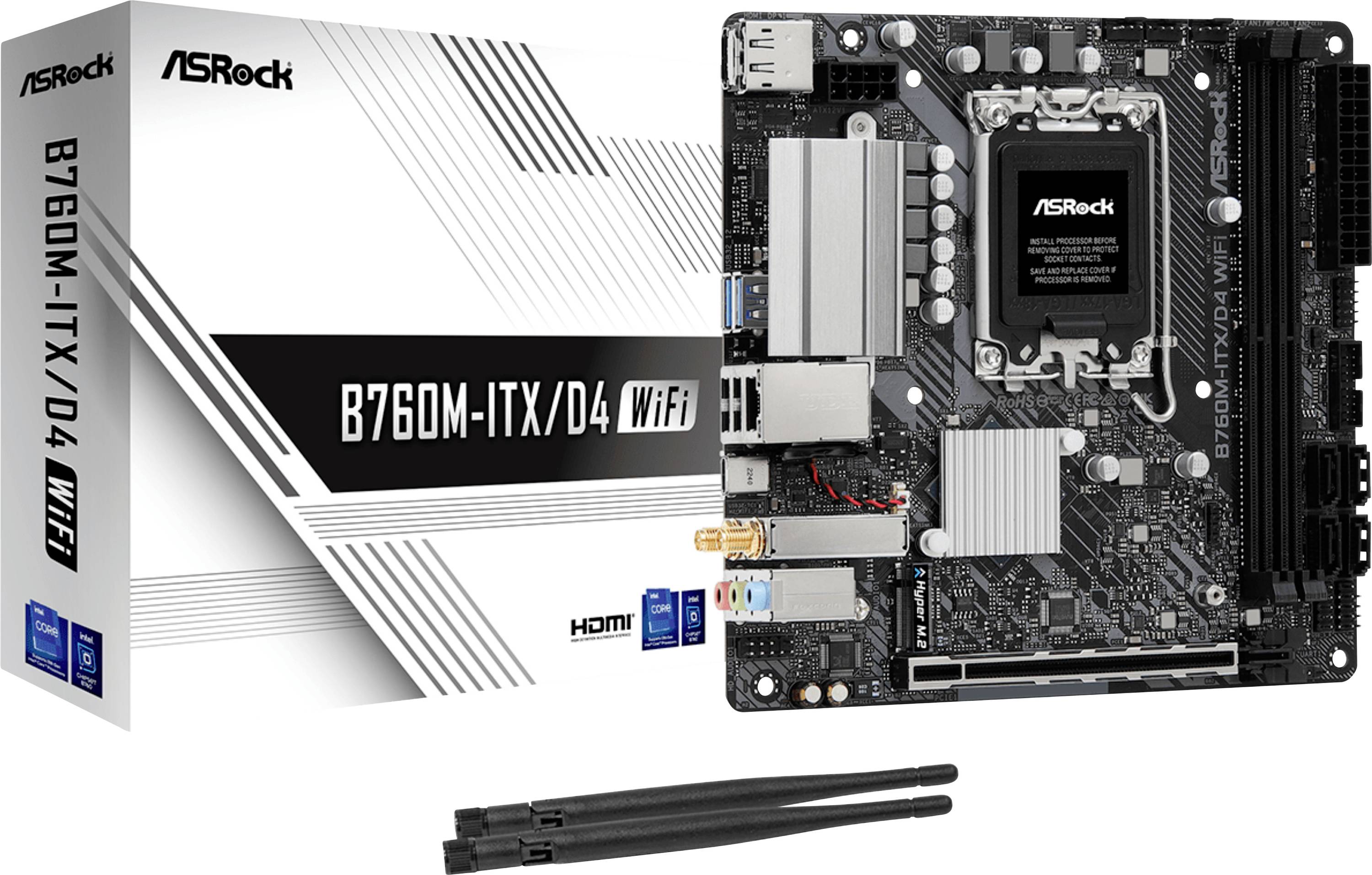 ASRock MB B760M-ITX/D4 WiFi Mainboard