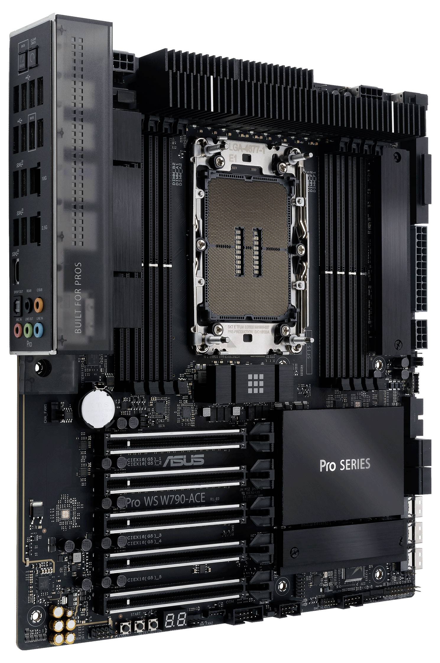 Asus MB PRO WS W790-ACE Mainboard Formfaktor (Details) SSI CEB