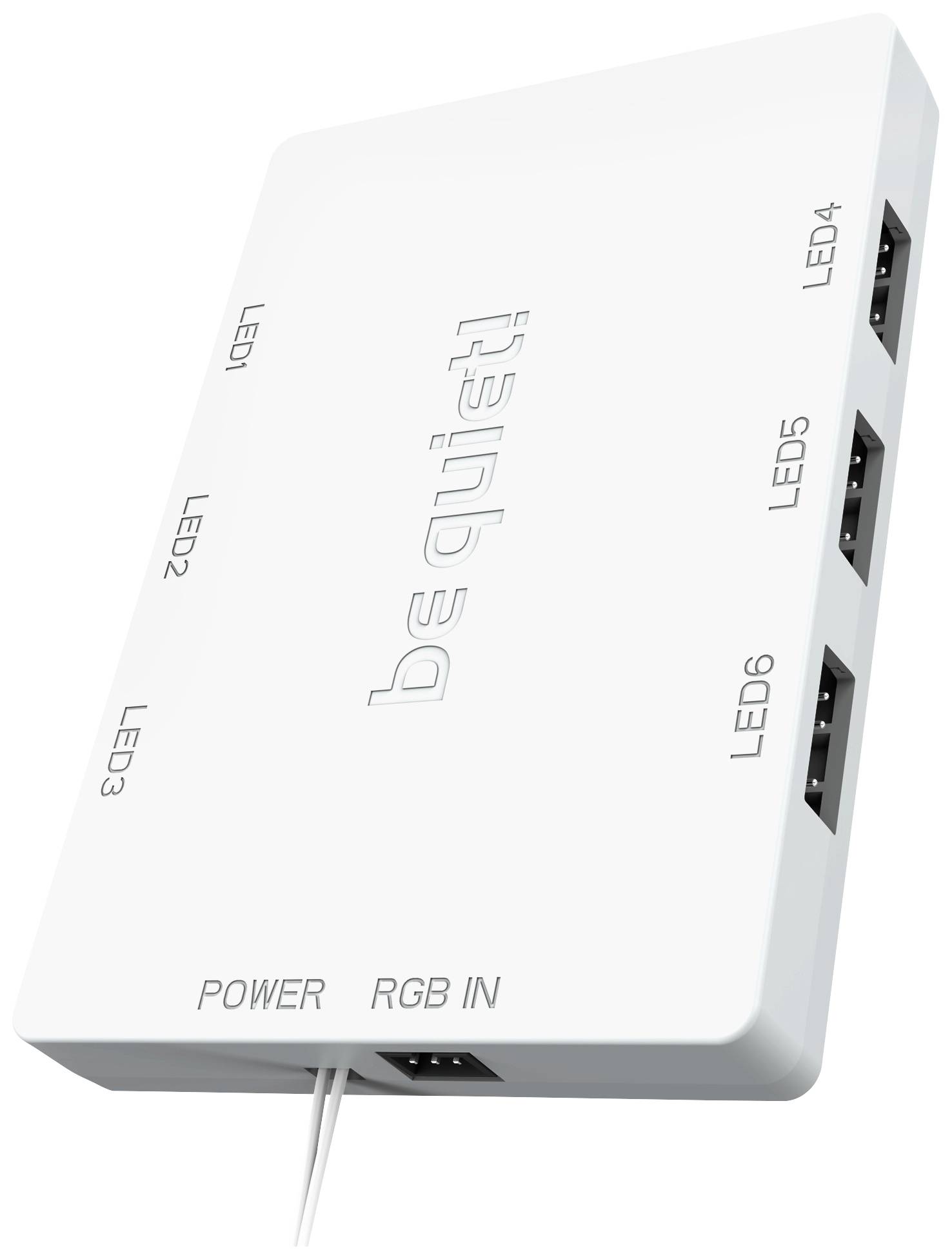 BeQuiet LIGHT WINGS WHITE 120mm PWM Triple Pack PC-Gehäuse-Lüfter Weiß (B x H x T) 120 x 120 x 25mm inkl. LED-Beleuchtung, inkl