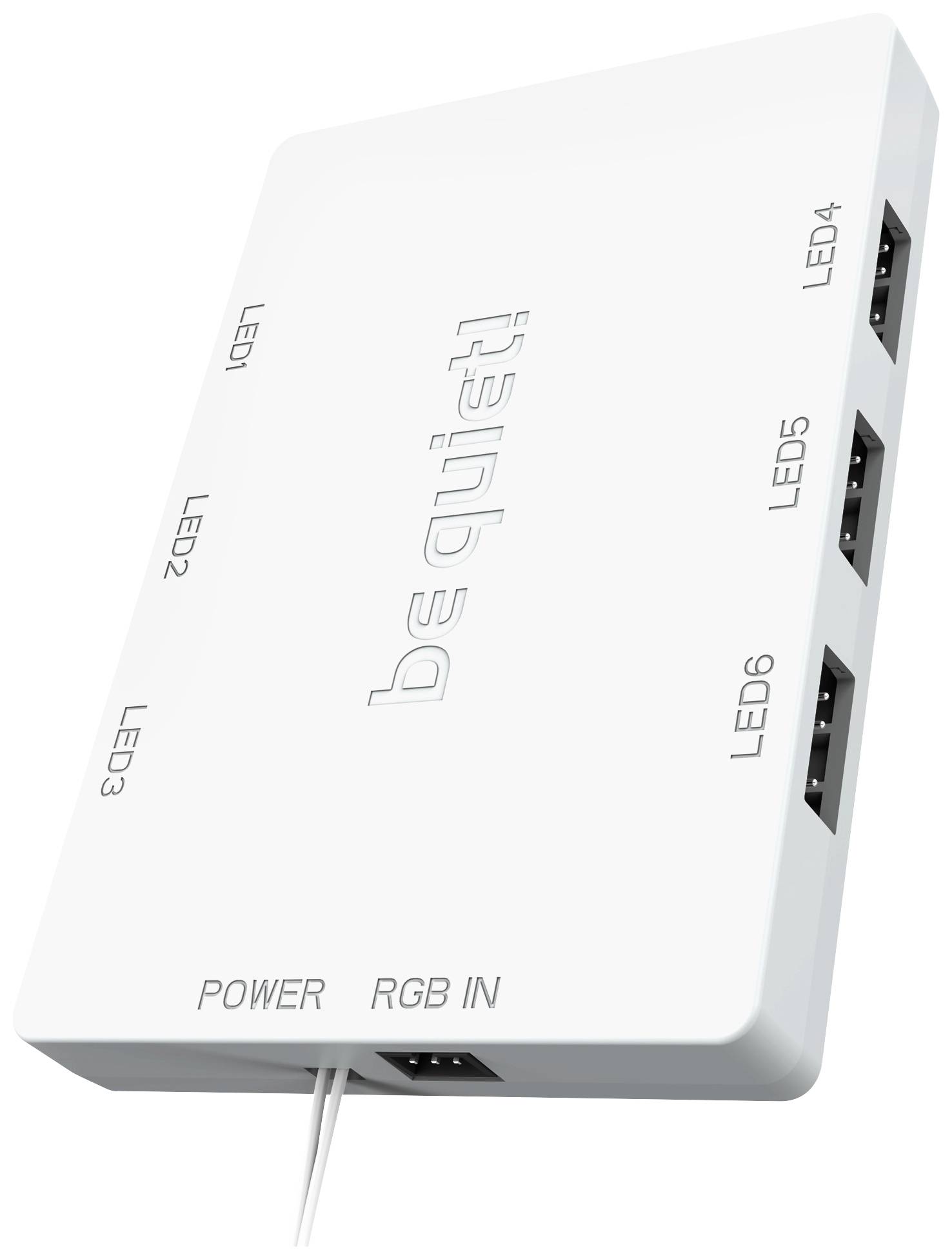 BeQuiet LIGHT WINGS WHITE 140mm PWM Triple Pack PC-Gehäuse-Lüfter Weiß (B x H x T) 140 x 140 x 25mm inkl. LED-Beleuchtung, inkl