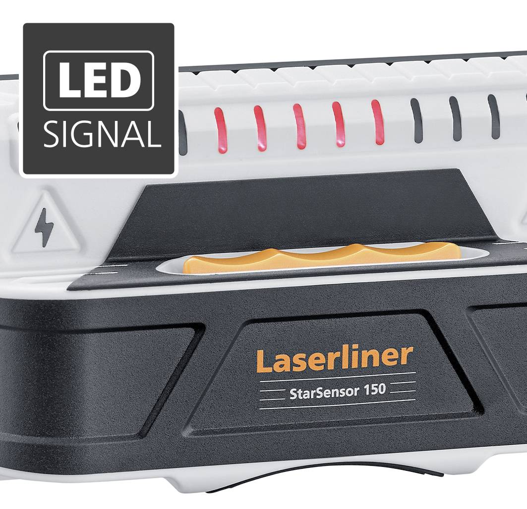 Laserliner Ortungsgerät StarSensor 150 080.977A Ortungstiefe (max.) 40mm Geeignet für Holz, spannungsführende Leitungen