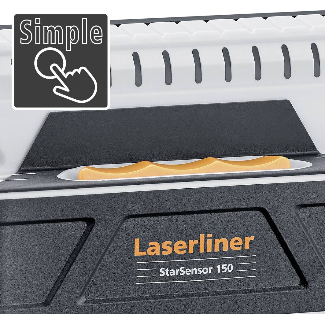 Laserliner Ortungsgerät StarSensor 150 080.977A Ortungstiefe (max.) 40mm Geeignet für Holz, spannungsführende Leitungen