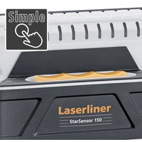Laserliner Ortungsgerät StarSensor 150 080.977A Ortungstiefe (max.) 40mm Geeignet für Holz, spannungsführende Leitungen Laserliner Ortungsgerät StarSensor 150 080.977A Ortungstiefe (max.) 40mm Geeignet für Holz, spannungsführende Leitungen