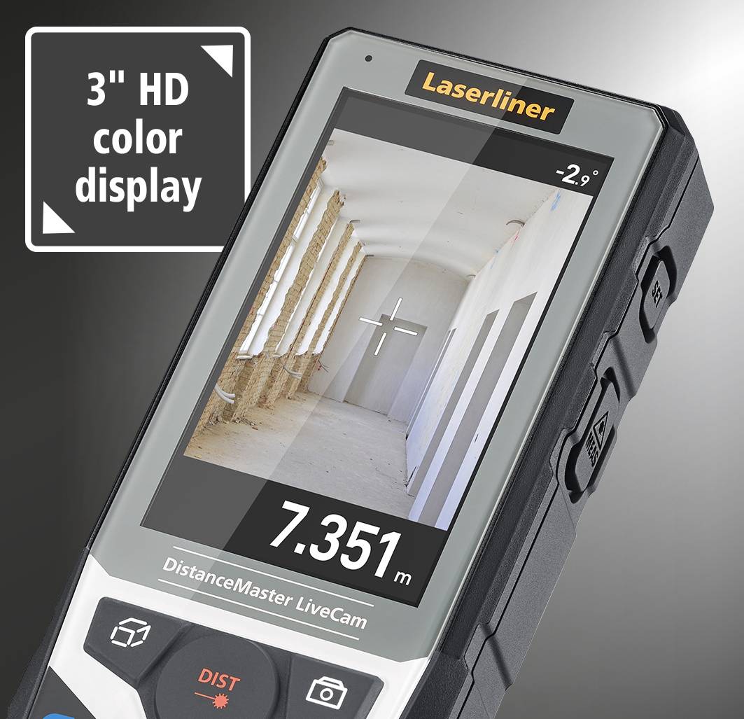 Laserliner DistanceMaster LiveCam Laser-Entfernungsmesser 150m