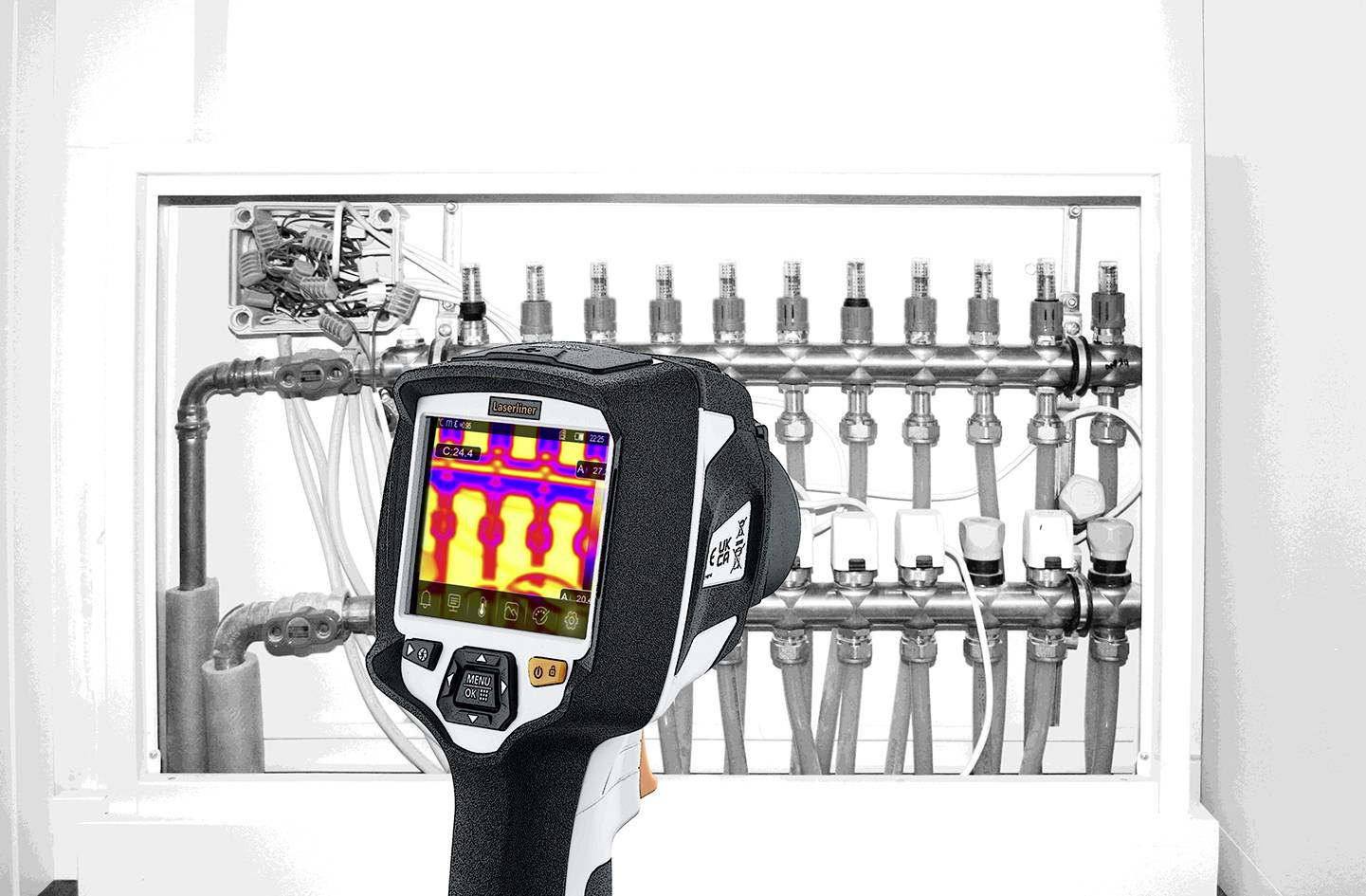 Laserliner ThermoCamera HighSense Wärmebildkamera -20 bis +650 °C 160 x 120 Pixel 9 Hz