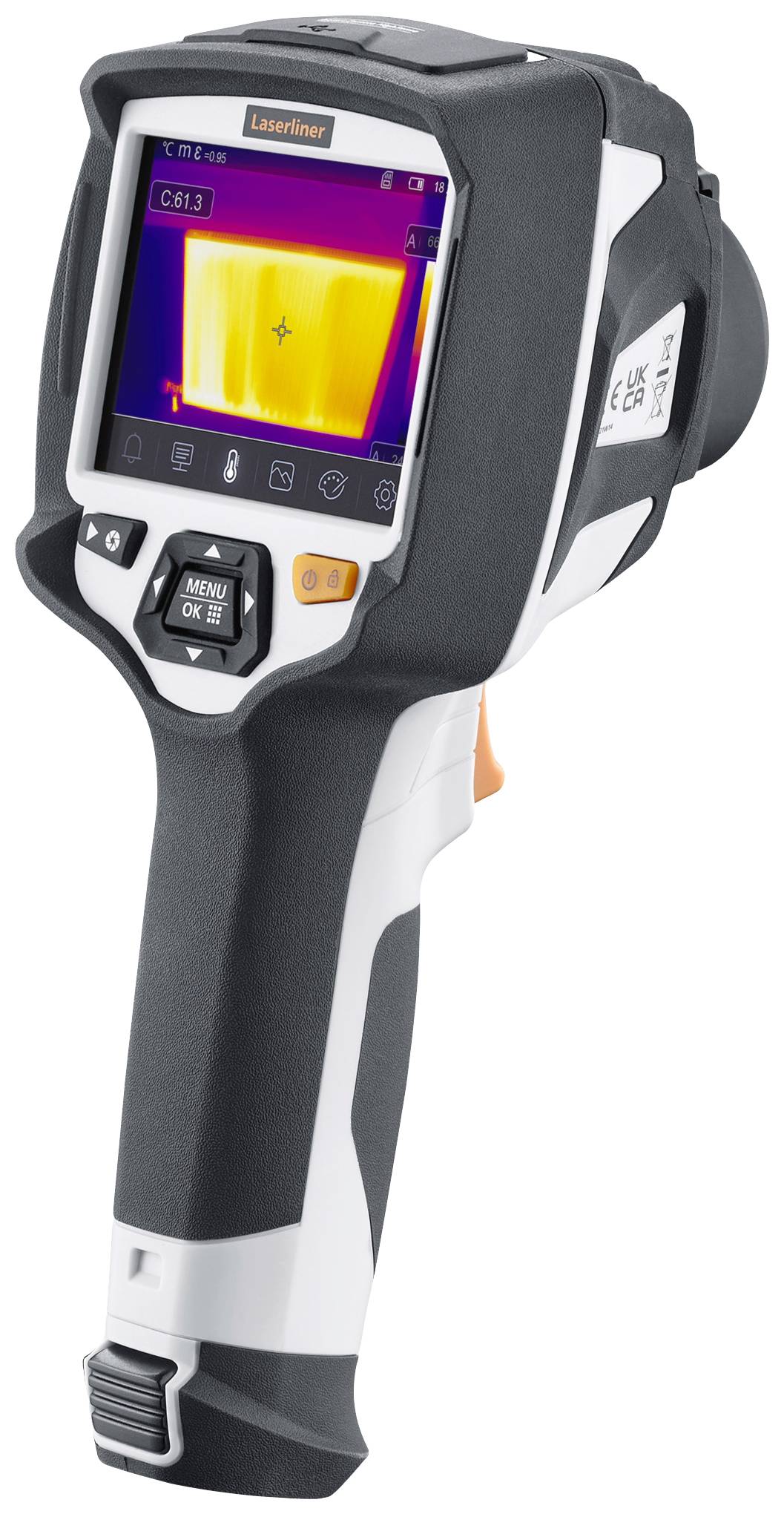 Laserliner ThermoCamera HighSense Wärmebildkamera -20 bis +650 °C 160 x 120 Pixel 9 Hz