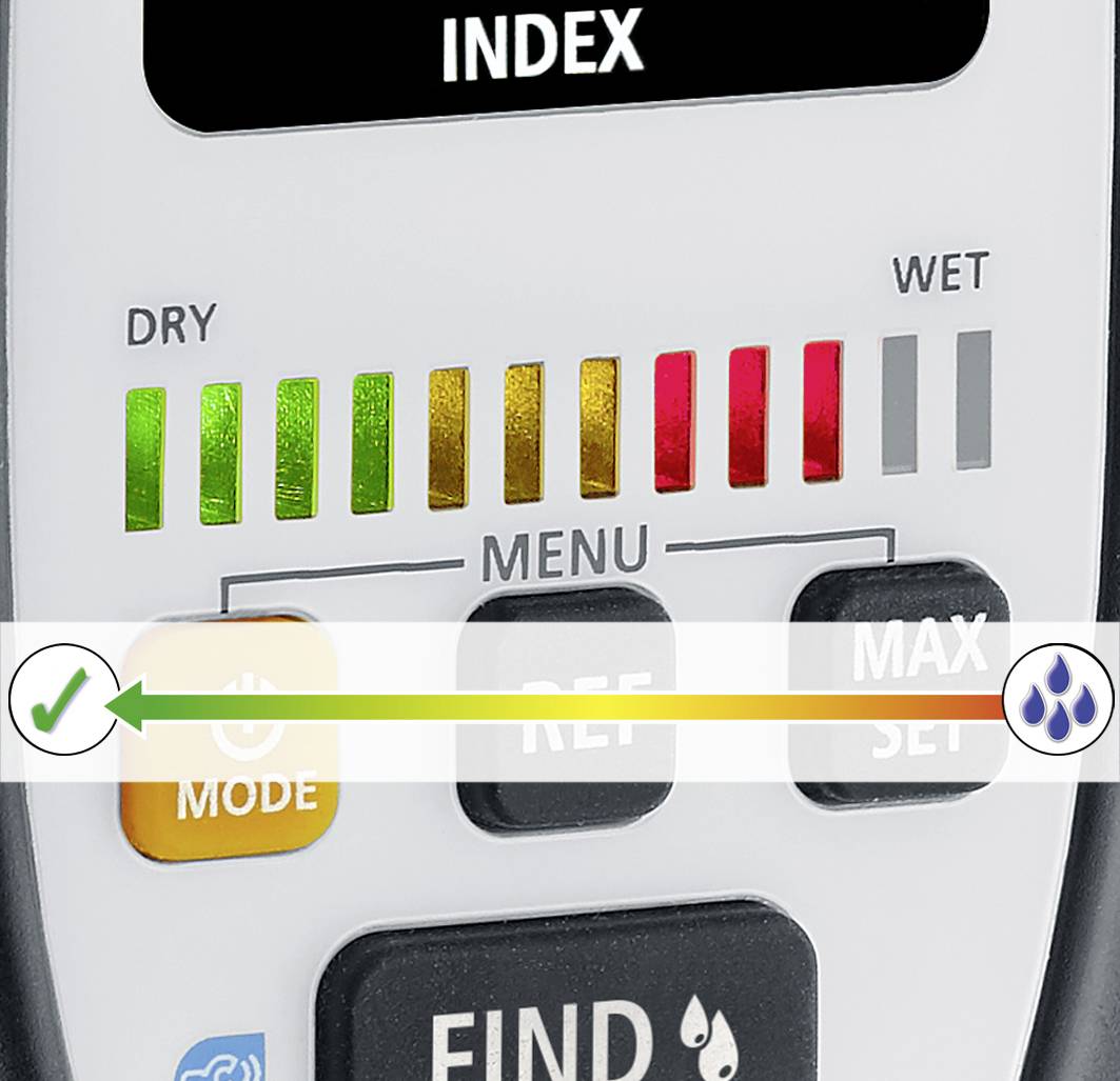 Laserliner MultiWet-Finder Plus Materialfeuchtemessgerät Temperaturmessung