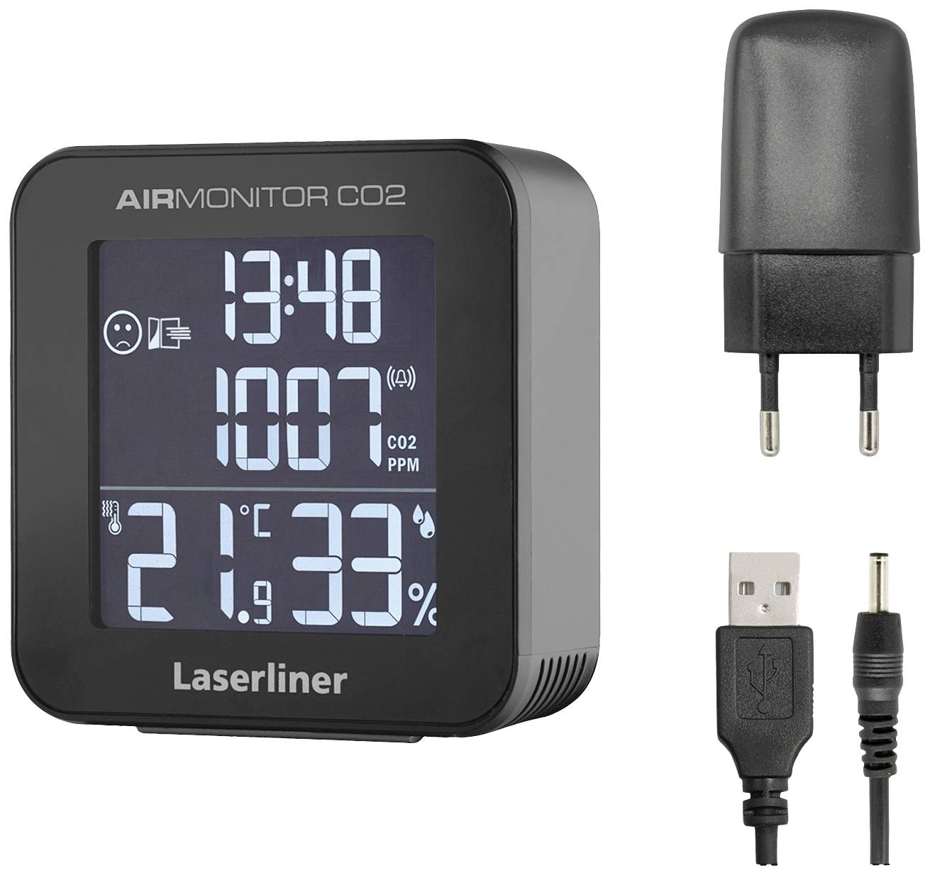 Laserliner AirMonitor CO2 Kohlendioxid-Messgerät 400 - 9999 ppm