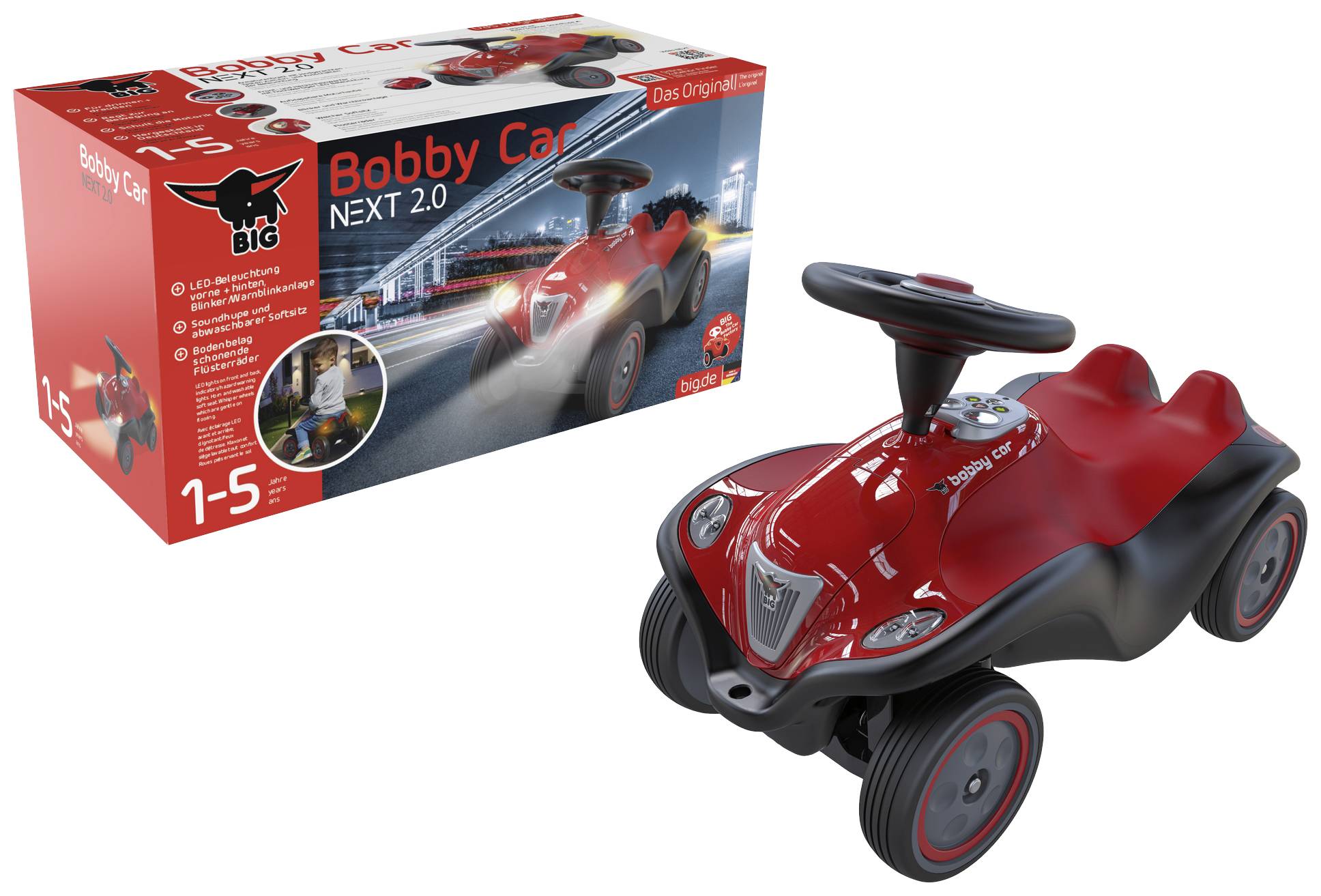 BIG Rutschauto Bobby Car Next 2.0 Rot