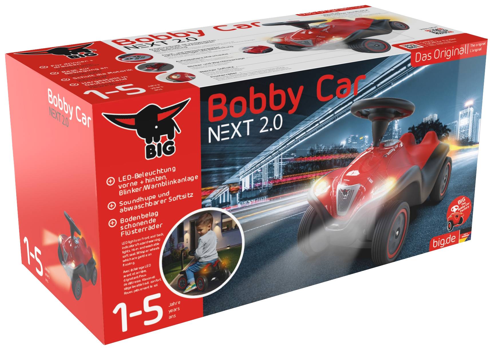 BIG Rutschauto Bobby Car Next 2.0 Rot