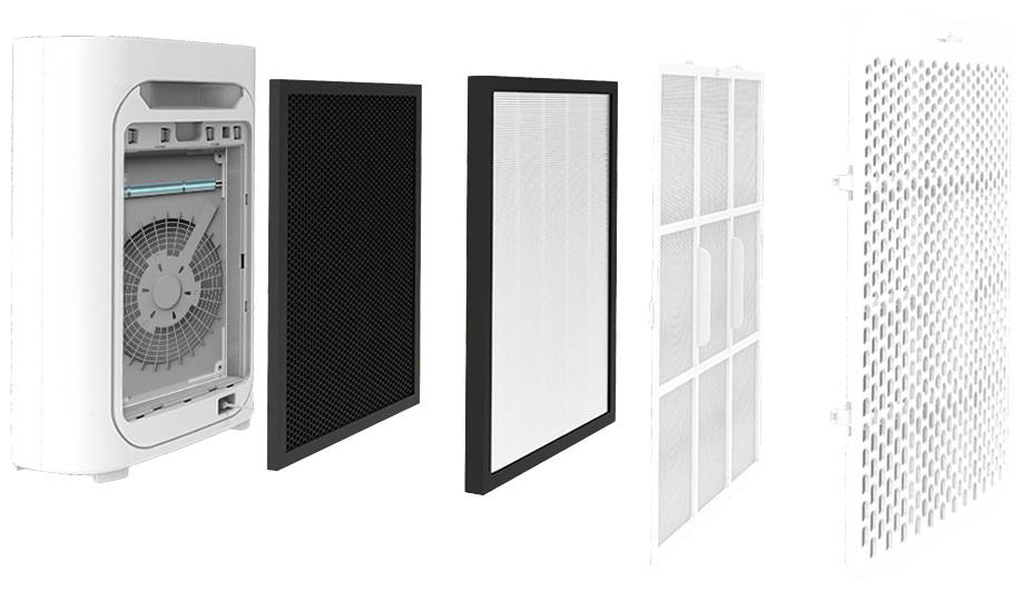 Laserliner 085.360A AirBreeze 360UV Luftreiniger 80m² Weiß