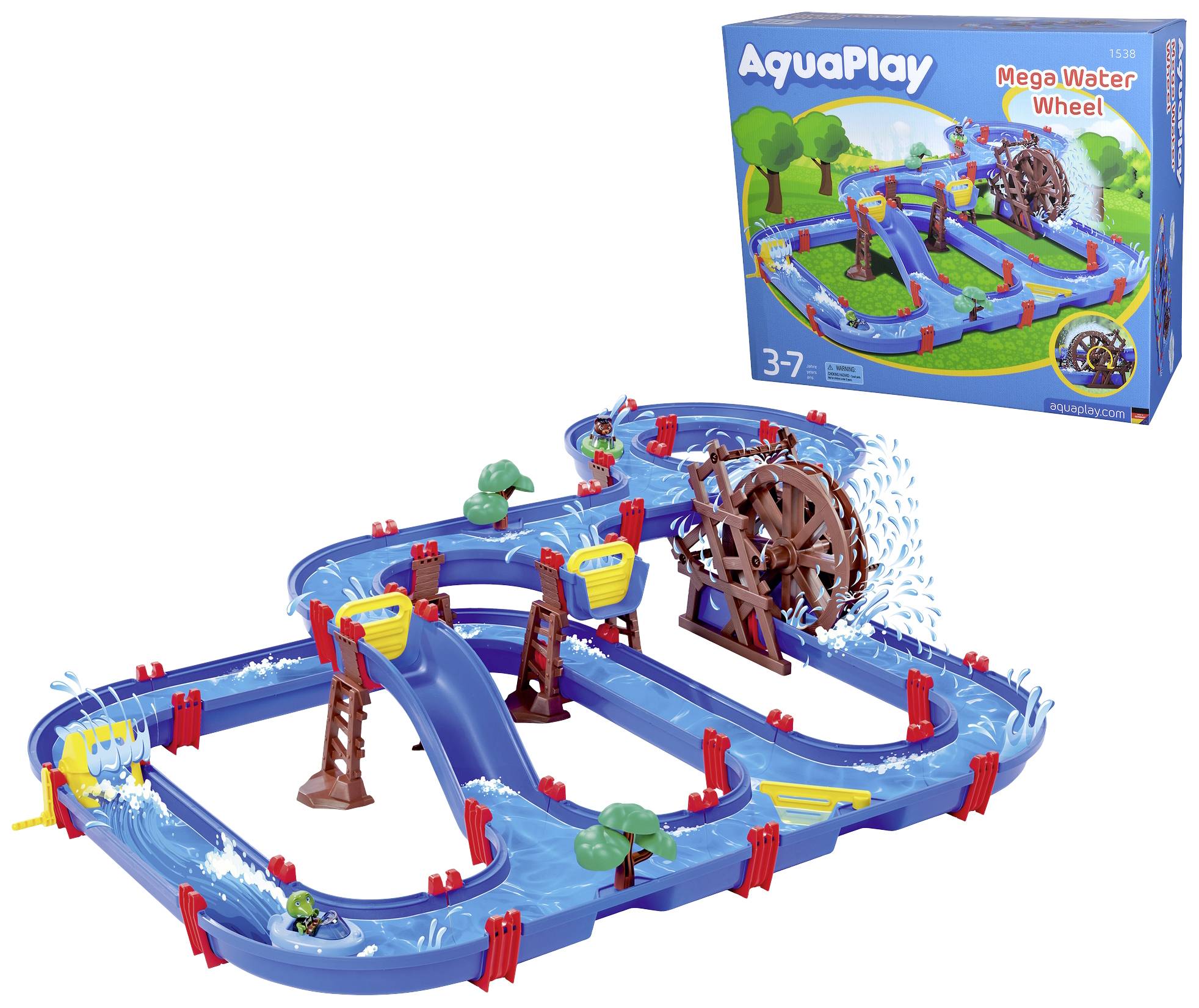 AquaPlay Wasserspielbahn MegaWaterWheel