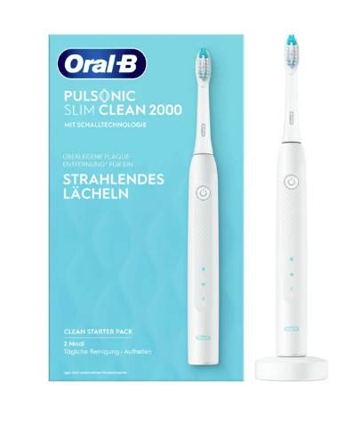 Oral-B Pulsonic Slim Clean 2000 White 4210201304425 Elektrische Zahnbürste Weiß