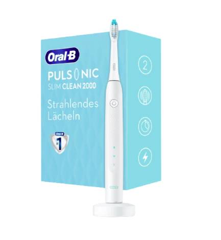 Oral-B Pulsonic Slim Clean 2000 White 4210201304425 Elektrische Zahnbürste Weiß