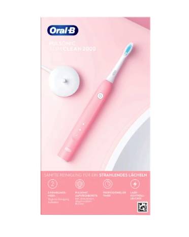 Oral-B Pulsonic Slim Clean 2000 pink 4210201304708 Elektrische Zahnbürste Schallzahnbürste Pink