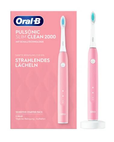 Oral-B Pulsonic Slim Clean 2000 pink 4210201304708 Elektrische Zahnbürste Schallzahnbürste Pink