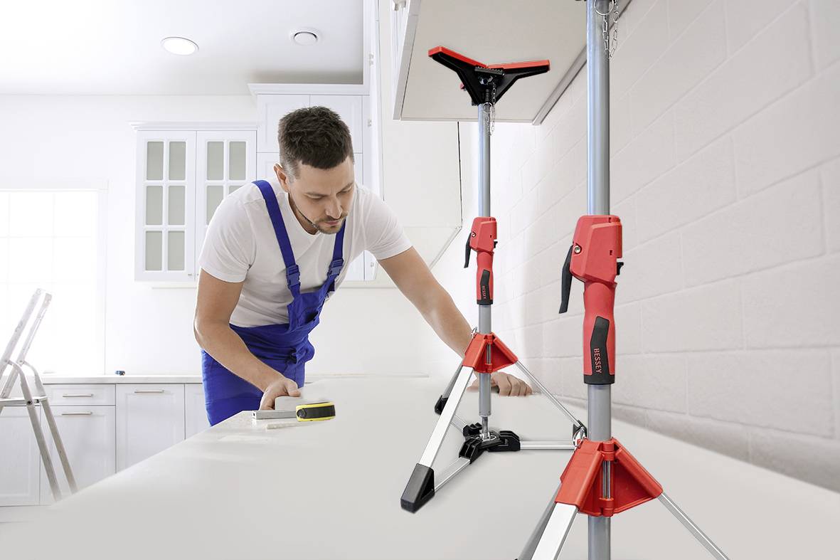 Bessey STE90 Deckenstütze Längenverstellung: 575 - 910 mm Tragkraft (max.): 350 kg