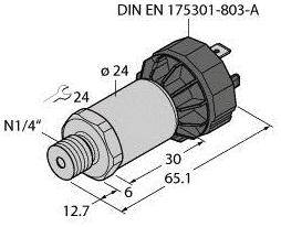 Turck Drucktransmitter 1 St. PT100PSIG-2003-U1-DA91