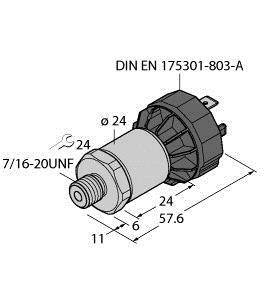 Turck Drucktransmitter 1 St. PT20PSIG-1005-U1-DA91/X
