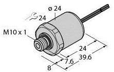 Turck Drucktransmitter 1 St. PT25R-1041-I2-WM0.5