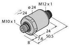 Turck Drucktransmitter 1 St. PT25R-1041-I2-H1141/X