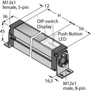 Turck Lichtvorhang EA5R2100PUXMODQ Schutzfeldhöhe 2100mm