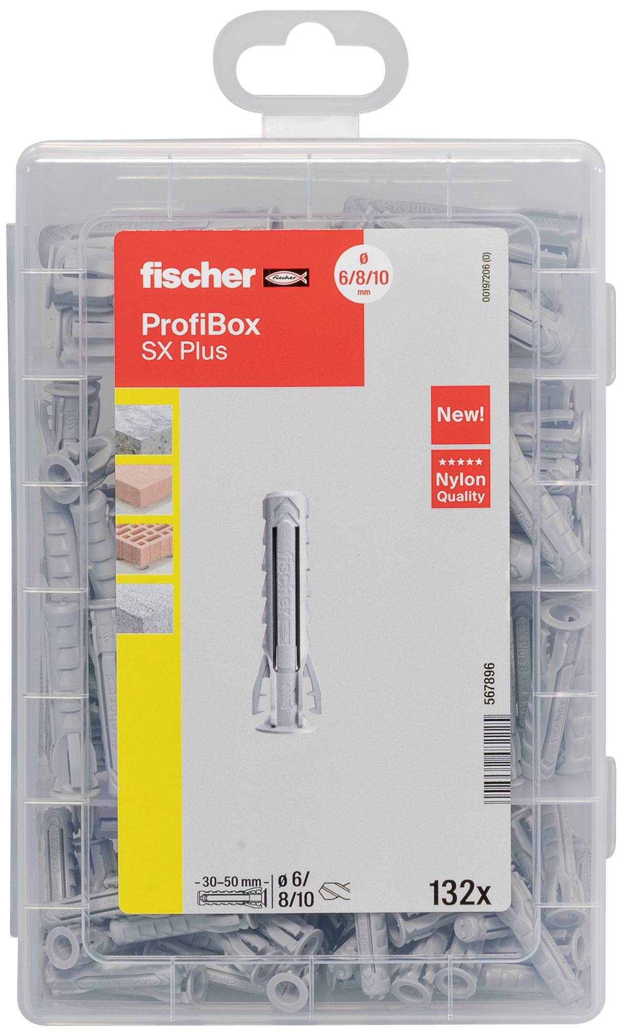 Fischer 567896 Profibox SX Plus Dübelset 1St.