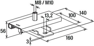 Fischer FASL1 Schiebeschlitten 160mm 567949 10 St. (L x B x H) 160 x 140 x 56mm