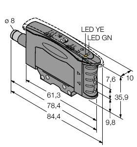 Turck Lichtleitersensor D10AFPGQ 3072811 1St.