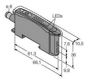 Turck Lichtleitersensor D10BFPGQ 3072617 1St.
