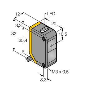 Turck Einweg-Lichtschranke Q20PRL 3078272 1St.