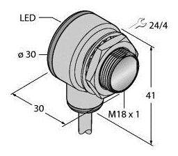 Turck Reflexions-Lichttaster TM18VP6FF50 3042039 1St.