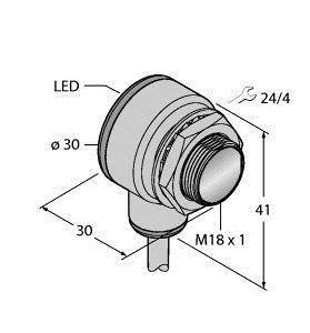Turck Reflexions-Lichttaster TM18AP6FF50 3042014hellschaltend 1St.