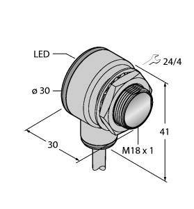 Turck Einweg-Lichtschranke TM18RP6R 3042010 dunkelschaltend 1St.