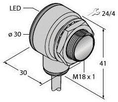 Turck Reflexions-Lichttaster TM18VN6DV 3018035 1St.