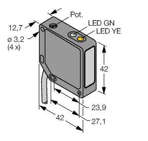 Turck Einweg-Lichtschranke QM42VN6R 3044337 1St.
