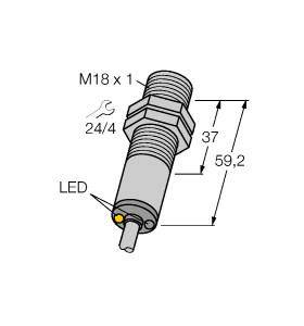 Turck Reflexions-Lichtschranke M18SN6L W/30 3050467 1St.