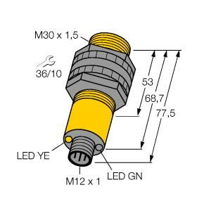 Turck Einweg-Lichtschranke S30SP6REQ 3037087 1St.