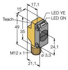 Turck Reflexions-Lichttaster QS18EN6WQ8 3071996 1St.