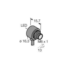 Turck Reflexions-Lichttaster T8RP6D100 W/30 3070275 dunkelschaltend 1St.