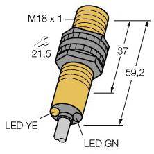 Turck Einweg-Lichtschranke S18SN6R-W30 3030680 1St.