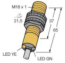 Turck Reflexions-Lichttaster S18AW3FF25 W/30 3058420hellschaltend 1St.