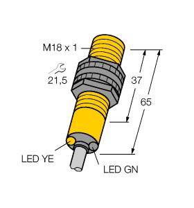 Turck Reflexions-Lichttaster S18RW3FF25 3058417 dunkelschaltend 1St.