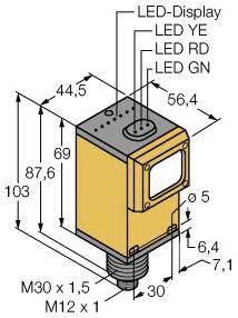Turck Reflexions-Lichttaster Q45BW22DXQ1 3047142 1St.