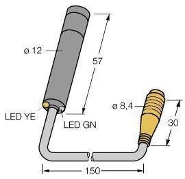 Turck Einweg-Lichtschranke M126E2-1LDQ 3066364 1St.