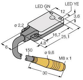 Turck Einweg-Lichtschranke VS25EVQ5 3066944 1St.